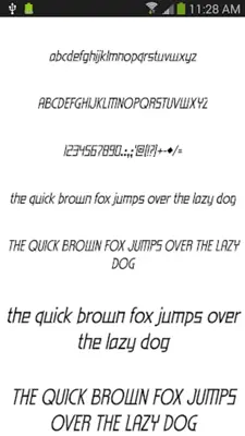 Free Fonts 50 Pack 3 android App screenshot 0