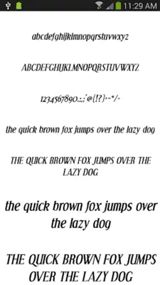 Free Fonts 50 Pack 3 android App screenshot 1