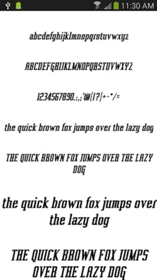 Free Fonts 50 Pack 3 android App screenshot 6